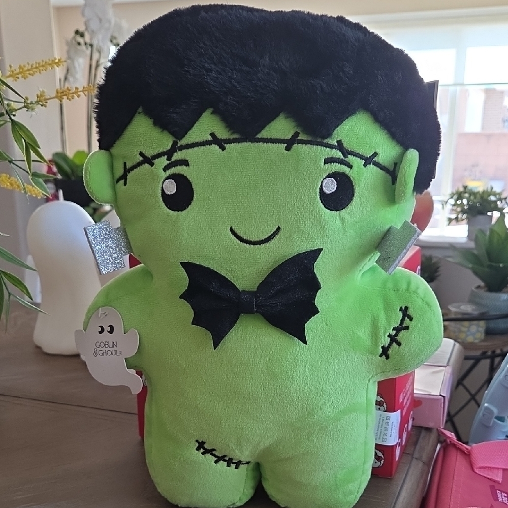 Green Frankenstein Plush Toy
